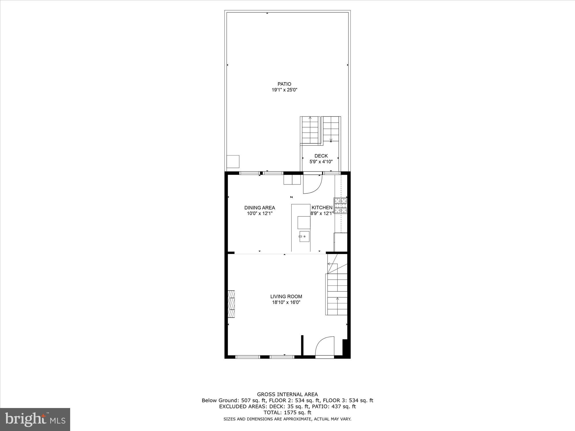 1204 5th Street Northeast Washington, DC 20002 - Photo 44 of 46 a picture of a floor plan
