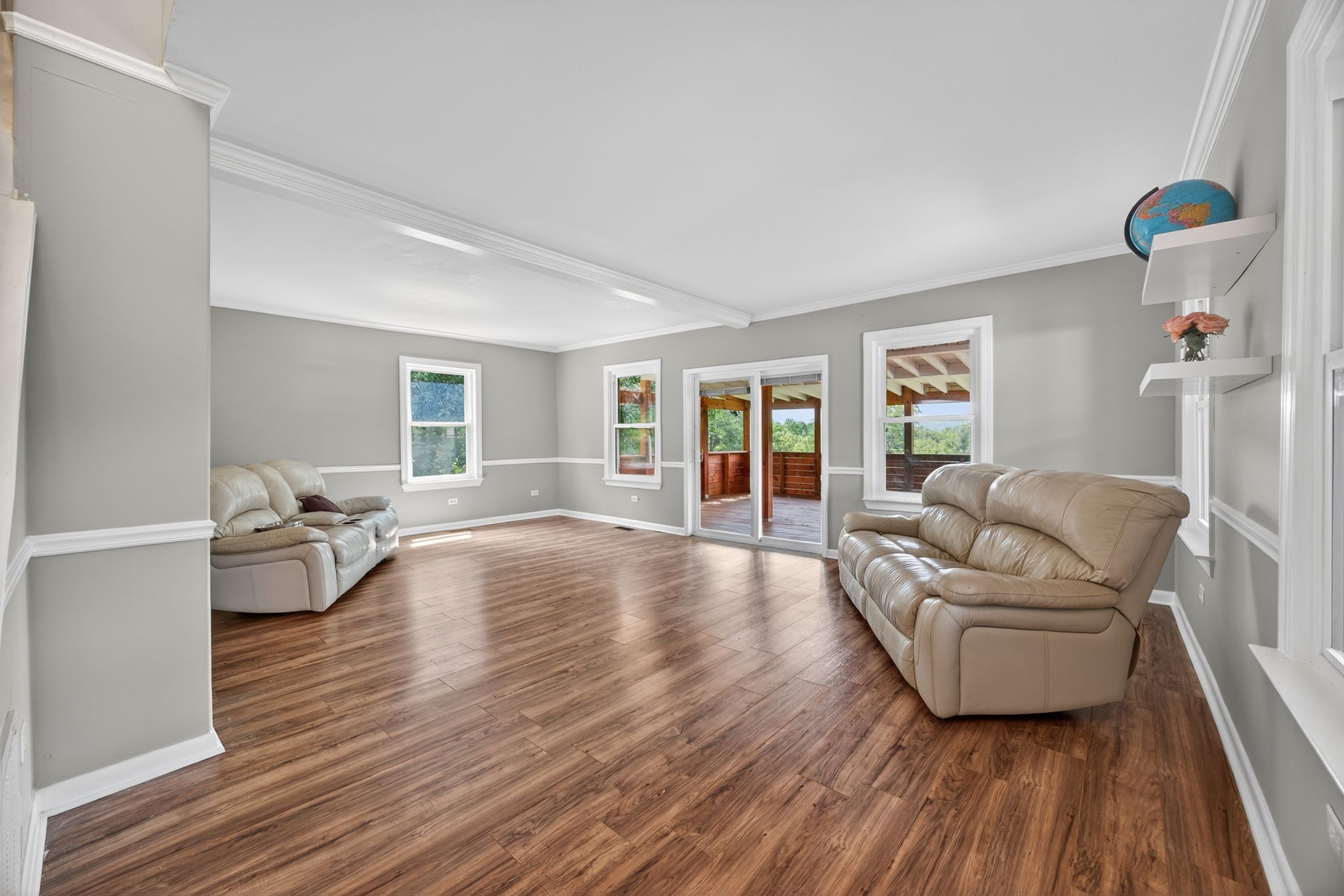 3203 Statesville Road Watertown, TN 37184 - Photo 17 of 56 a living room with furniture and a wooden floor