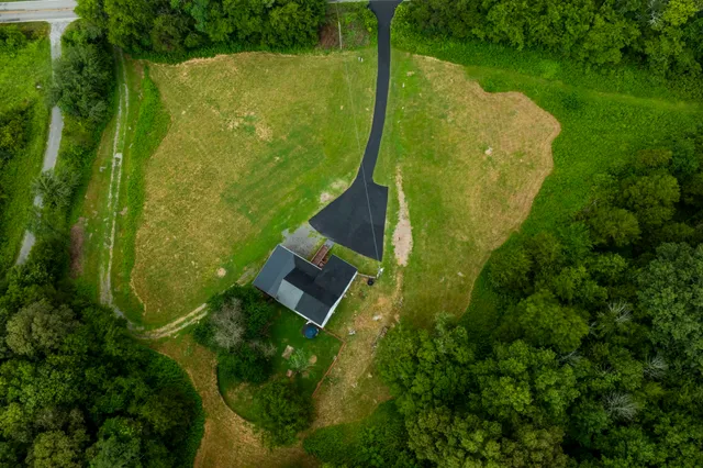 a view of outdoor space and green space