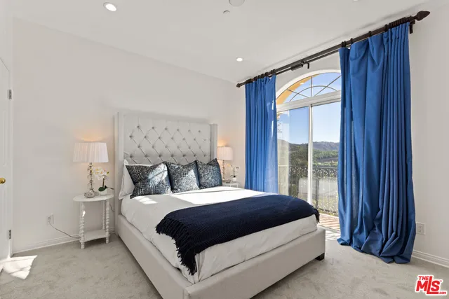 a view of a city from a mountain view