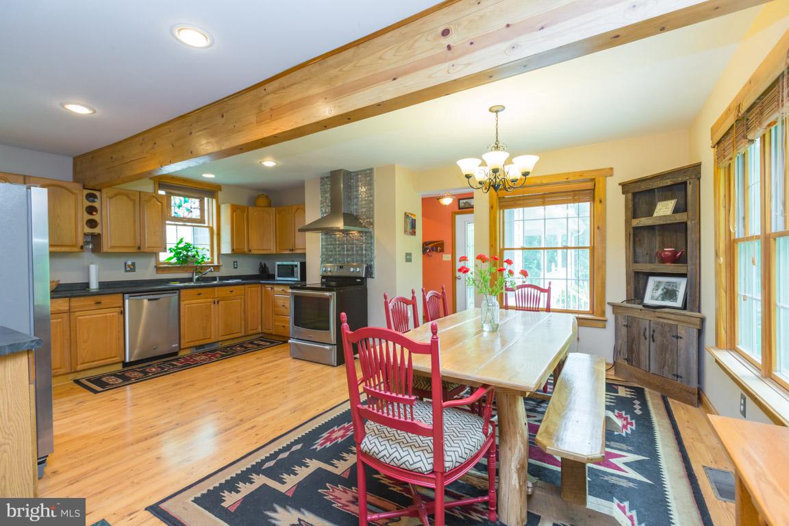631 Bee Tree Road Parkton, MD 21120 - Photo 13 of 30 Wood Beams and Recessed Lighting
