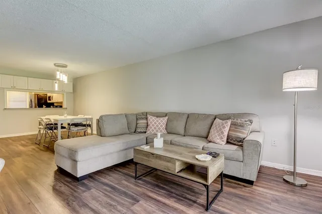 a view of a livingroom with furniture