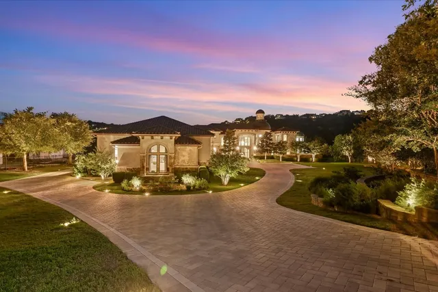 a view of a town with houses