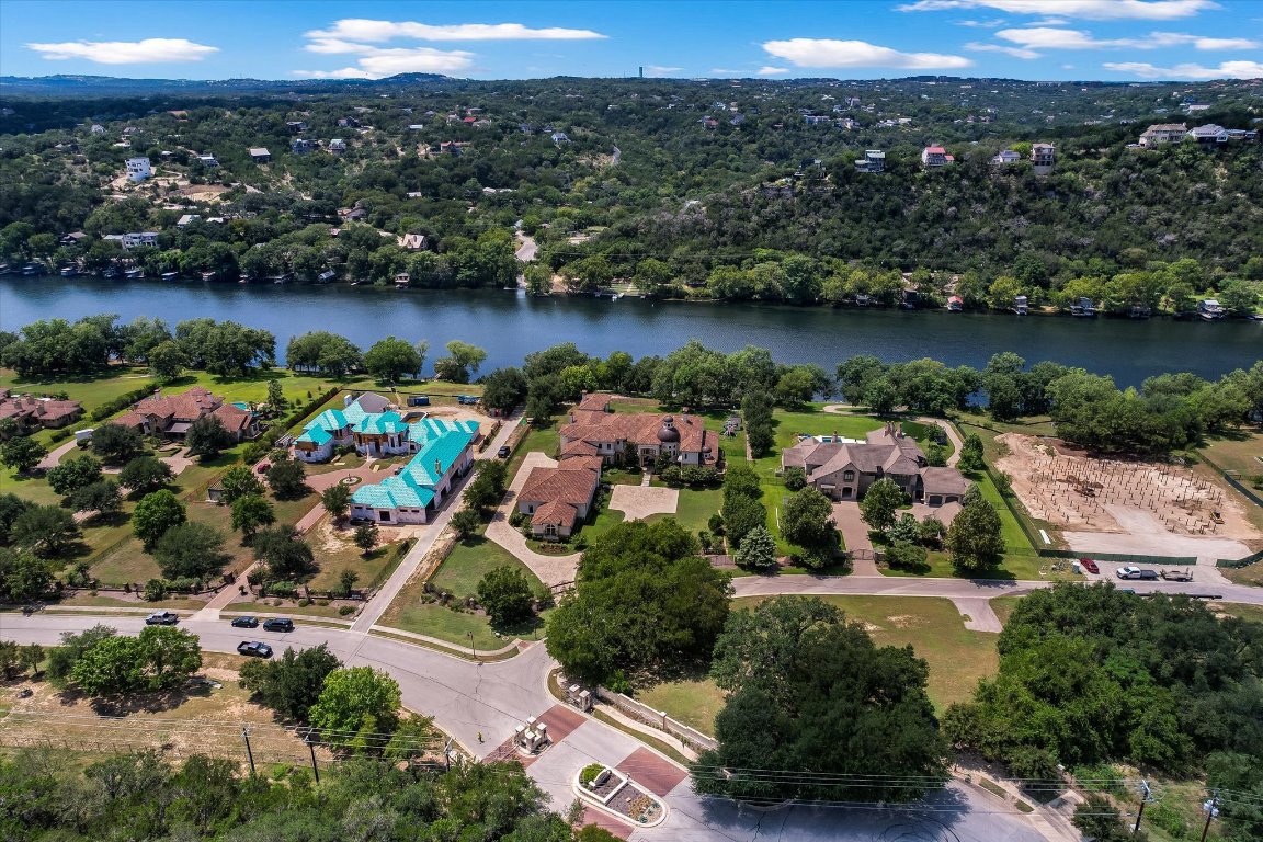 14132 Flat Top Ranch Road Austin, TX 78732 - Photo 40 of 40 an aerial view of a city with lake view