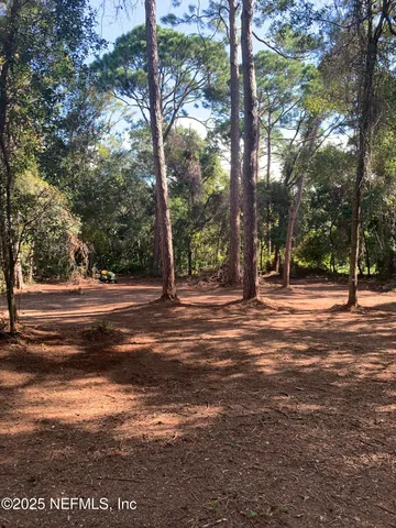 a view of road with trees