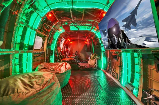 a view of an outdoor space patio swimming pool patio and fire pit