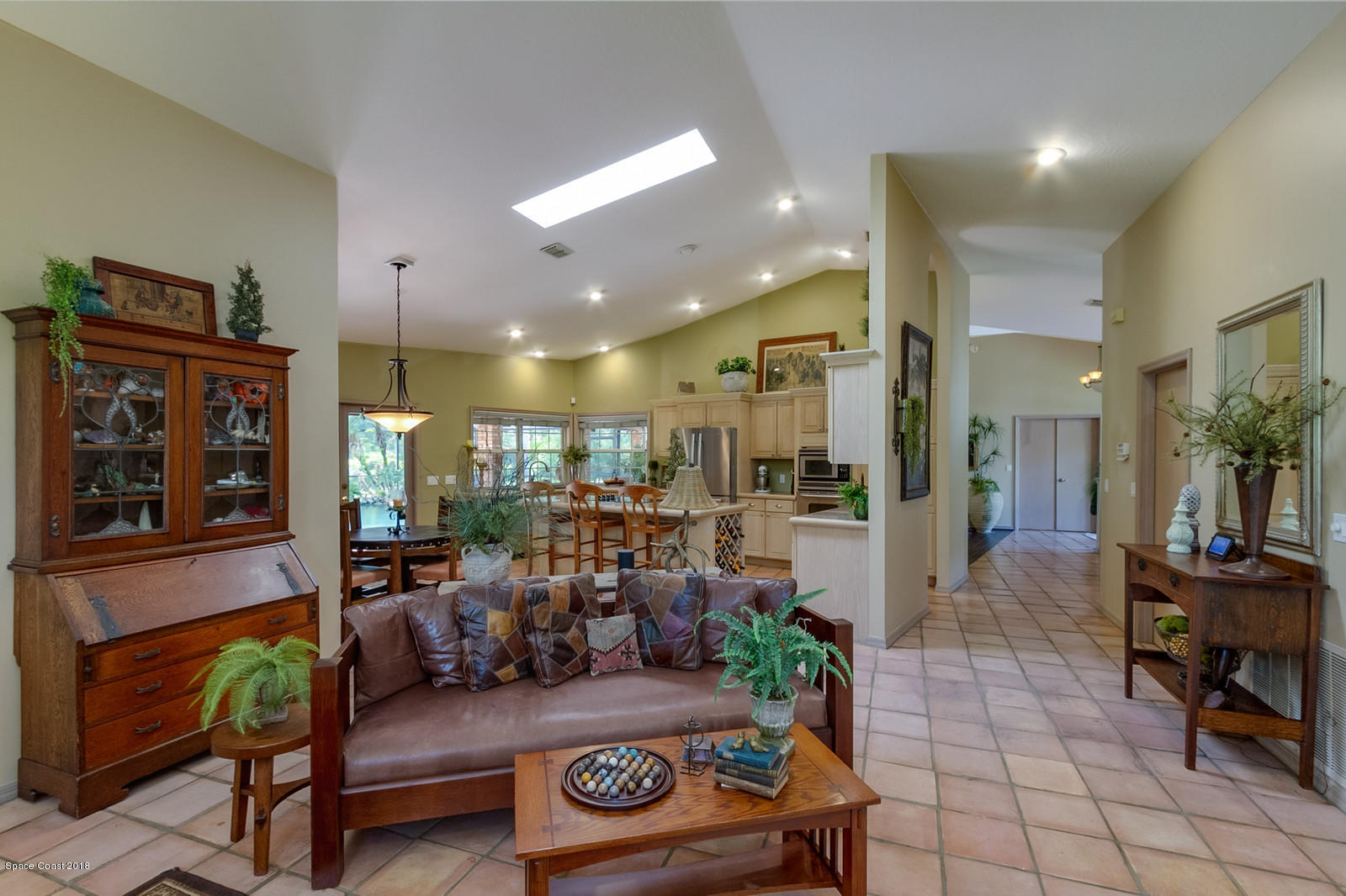 2555 Cox Road Cocoa, FL 32926 - Photo 13 of 42 Family Room/Kitchen