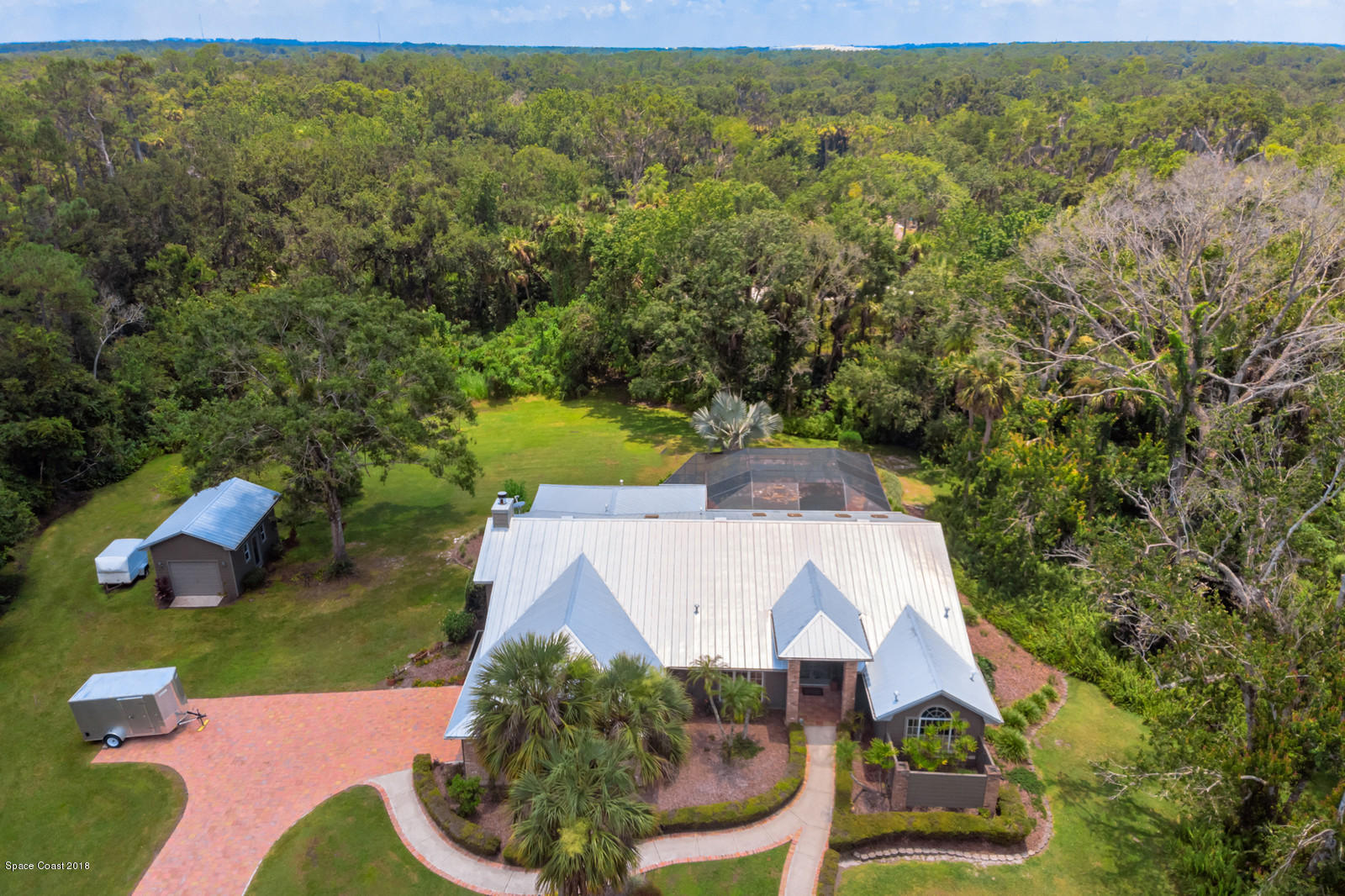 2555 Cox Road Cocoa, FL 32926 - Photo 35 of 42 38_2555CoxAerials0554_mls