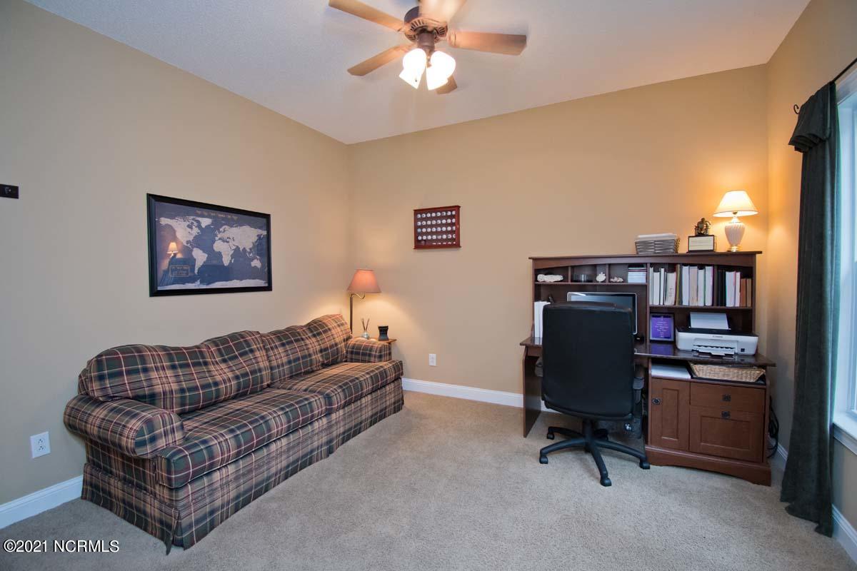 106 Shady Path Cedar Point, NC 28584 - Photo 23 of 75 Downstairs Office / Bedroom