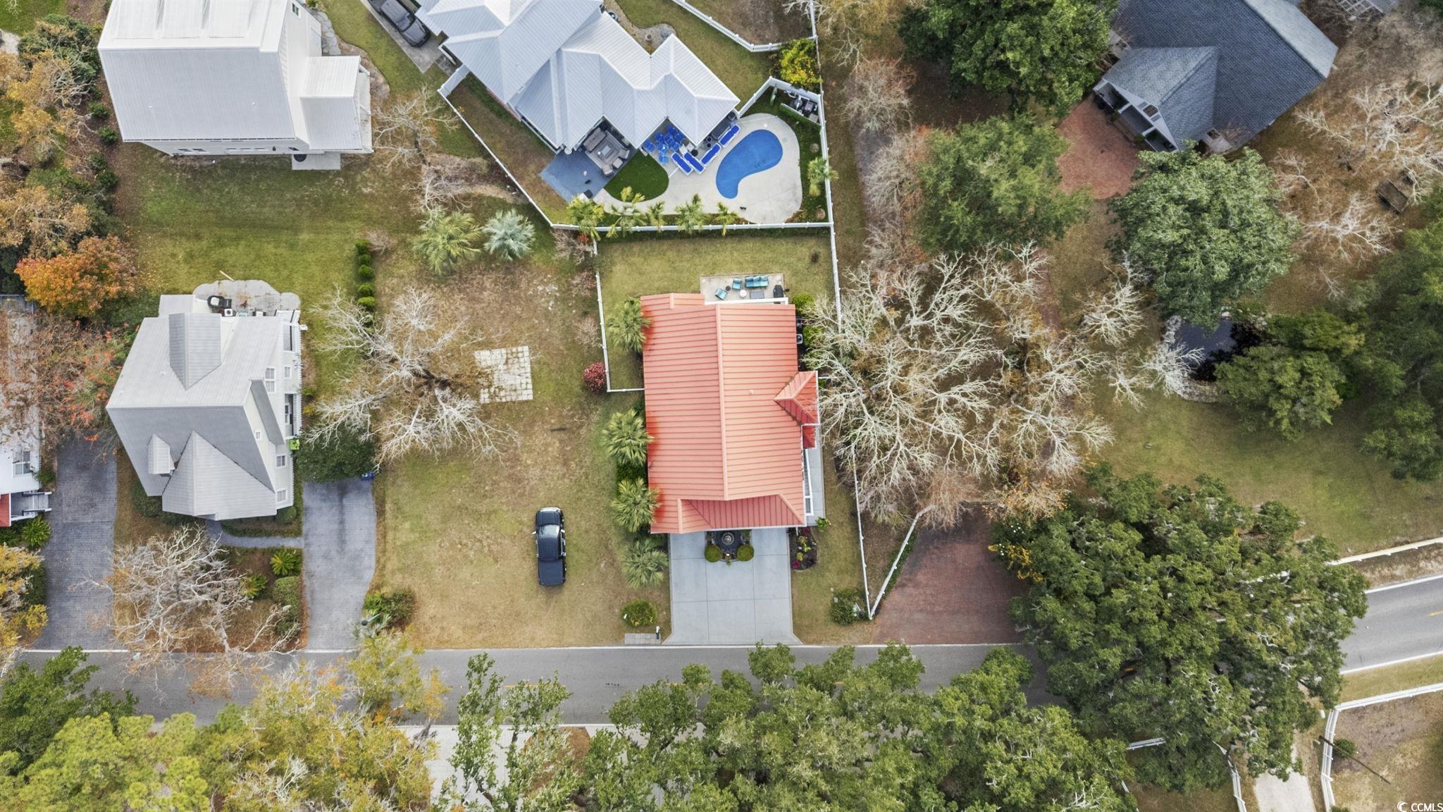 4398 Murrells Inlet Road Murrells Inlet, SC 29576 - Photo 36 of 38 Aerial view of a pool