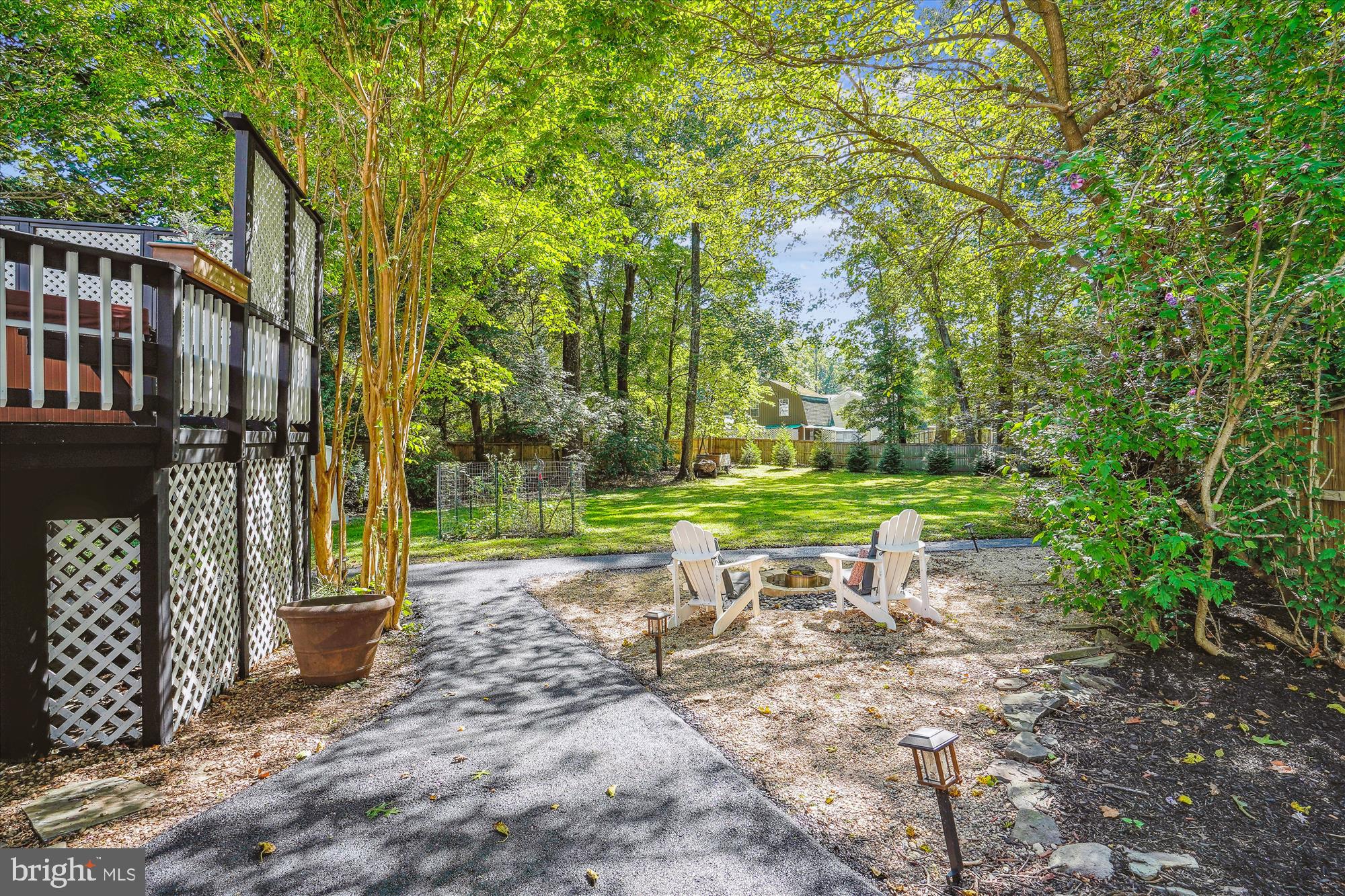 5742 Rolling Road Burke, VA 22015 - Photo 12 of 53 a view of yard with green space and seating area