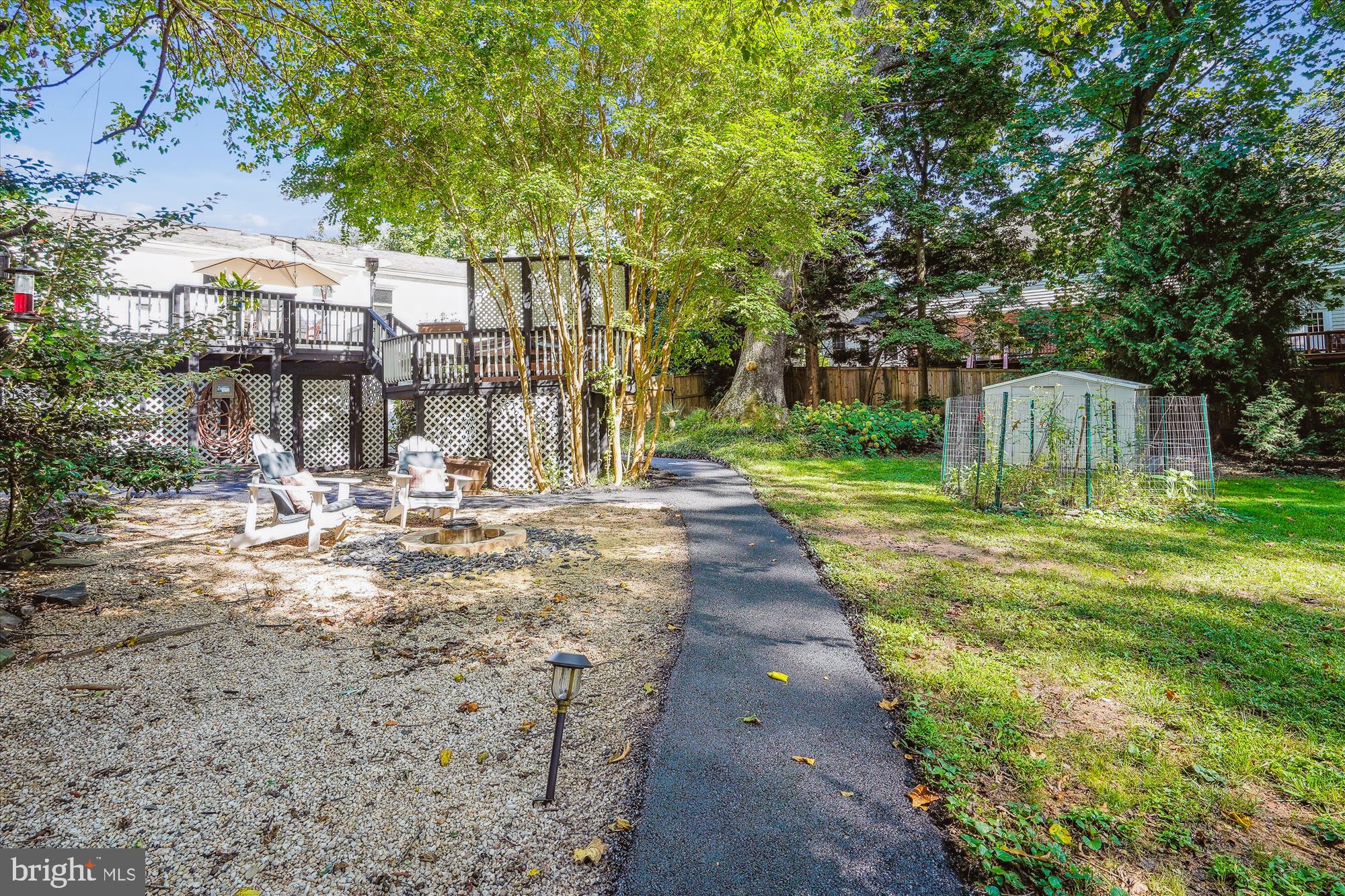 5742 Rolling Road Burke, VA 22015 - Photo 13 of 53 a view of yard with swimming pool and seating space