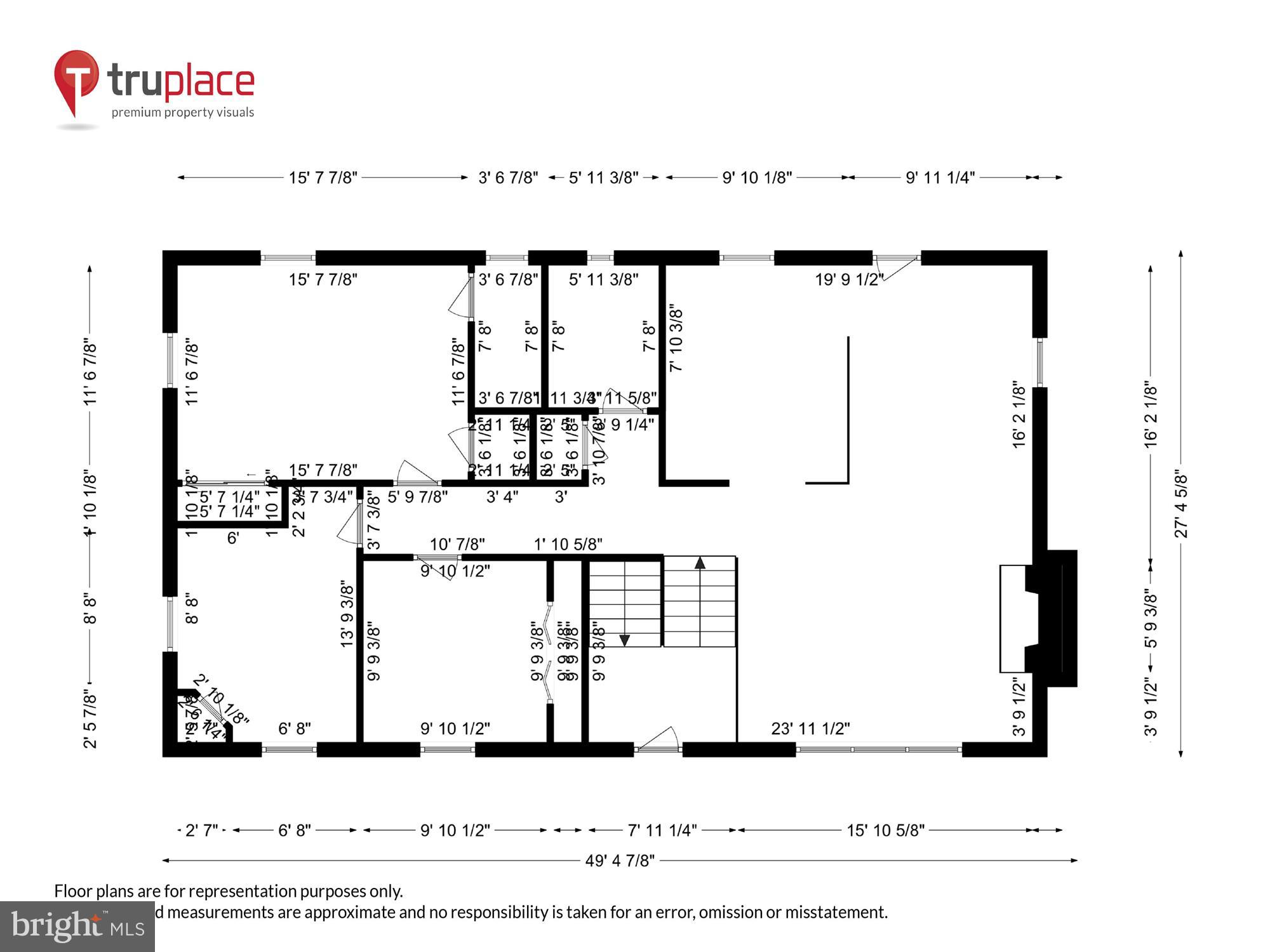 5742 Rolling Road Burke, VA 22015 - Photo 52 of 53 Floor Plan - Main Level (dimension)