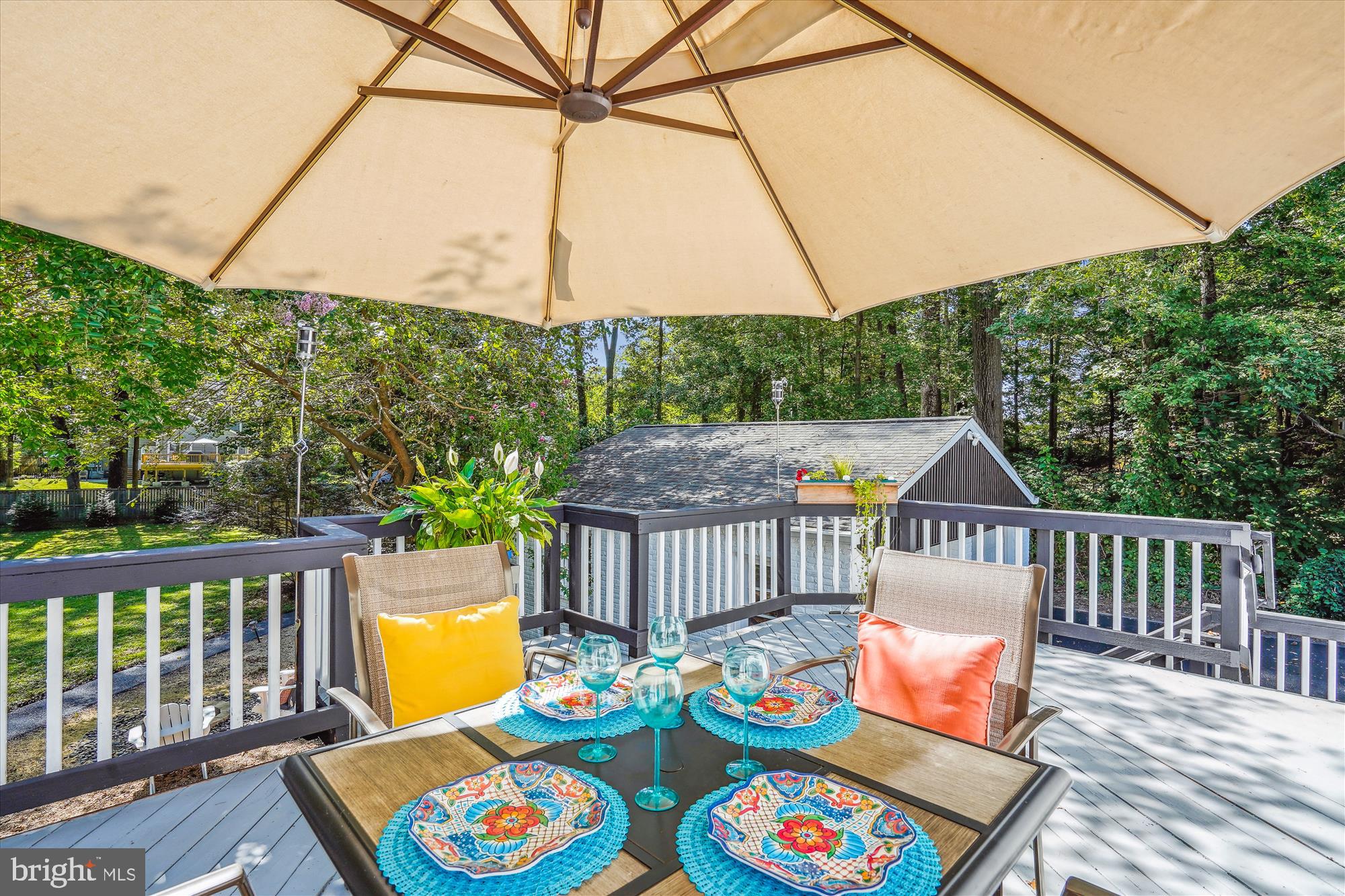 5742 Rolling Road Burke, VA 22015 - Photo 7 of 53 a view of a chairs on the roof deck