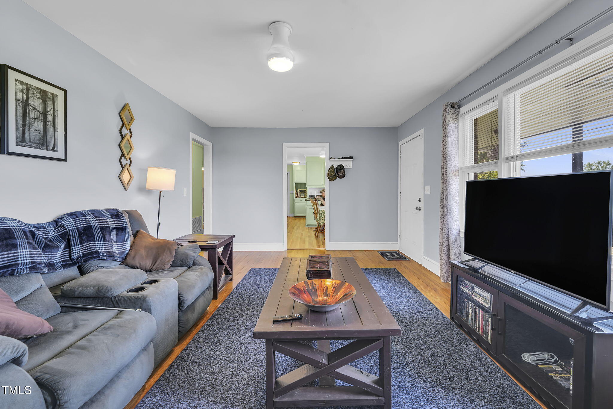 483 Allison Road Ruffin, NC 27326 - Photo 4 of 36 a living room with furniture and a flat screen tv