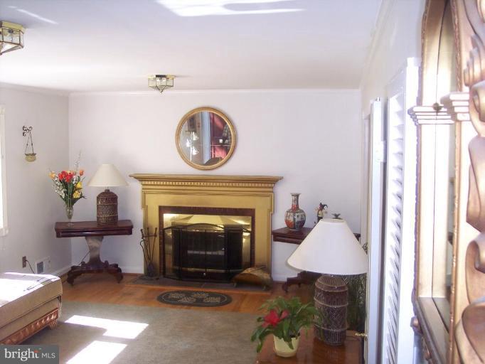 6209 Redwing Road Bethesda, MD 20817 - Photo 22 of 25 a living room with furniture and a fireplace