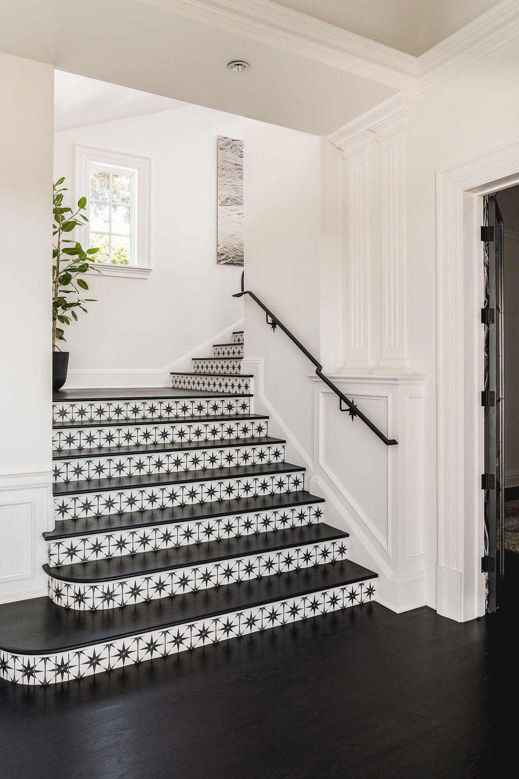 4265 Cresta Avenue Santa Barbara, CA 93110 - Photo 35 of 48 Staircase to Upstairs Bedrooms