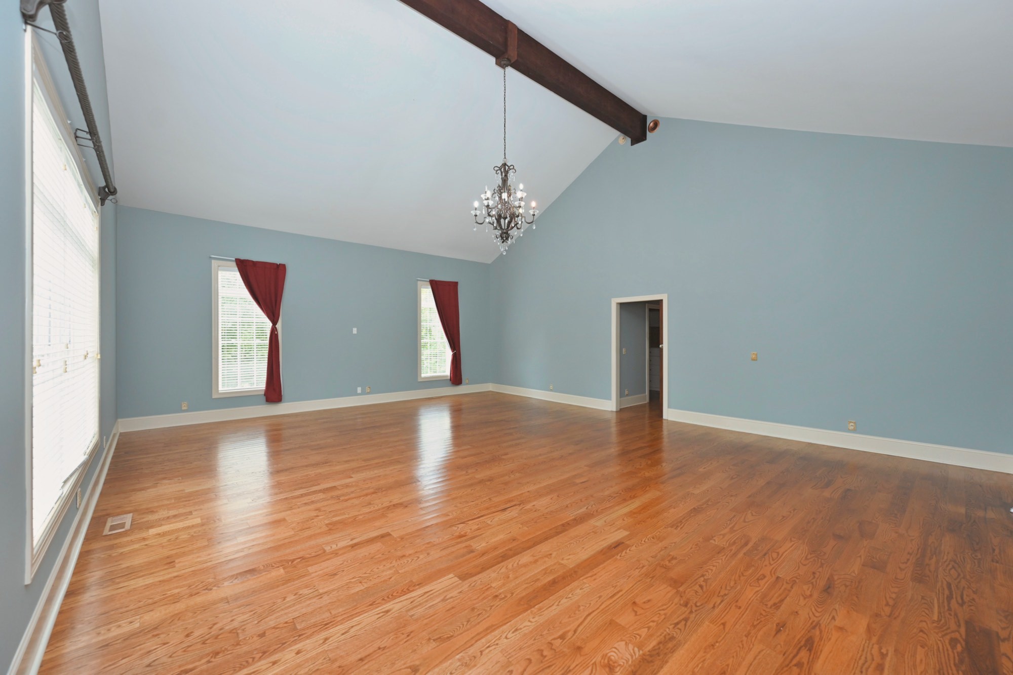 125 Happy Hollow Road Goodlettsville, TN 37072 - Photo 32 of 92 a view of empty room with wooden floor and fan