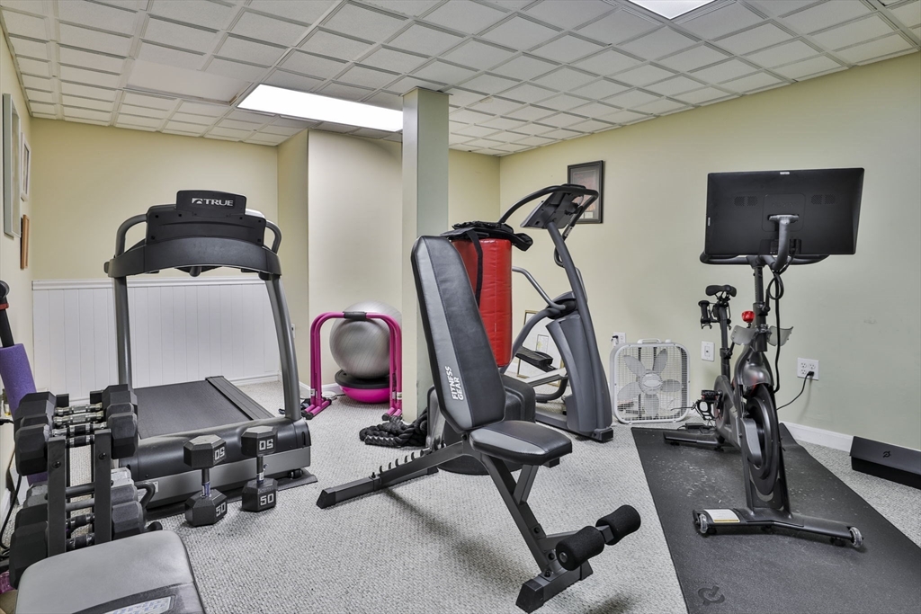 32 Glance Road Windham, NH 03087 - Photo 36 of 42 a view of a room with gym equipment