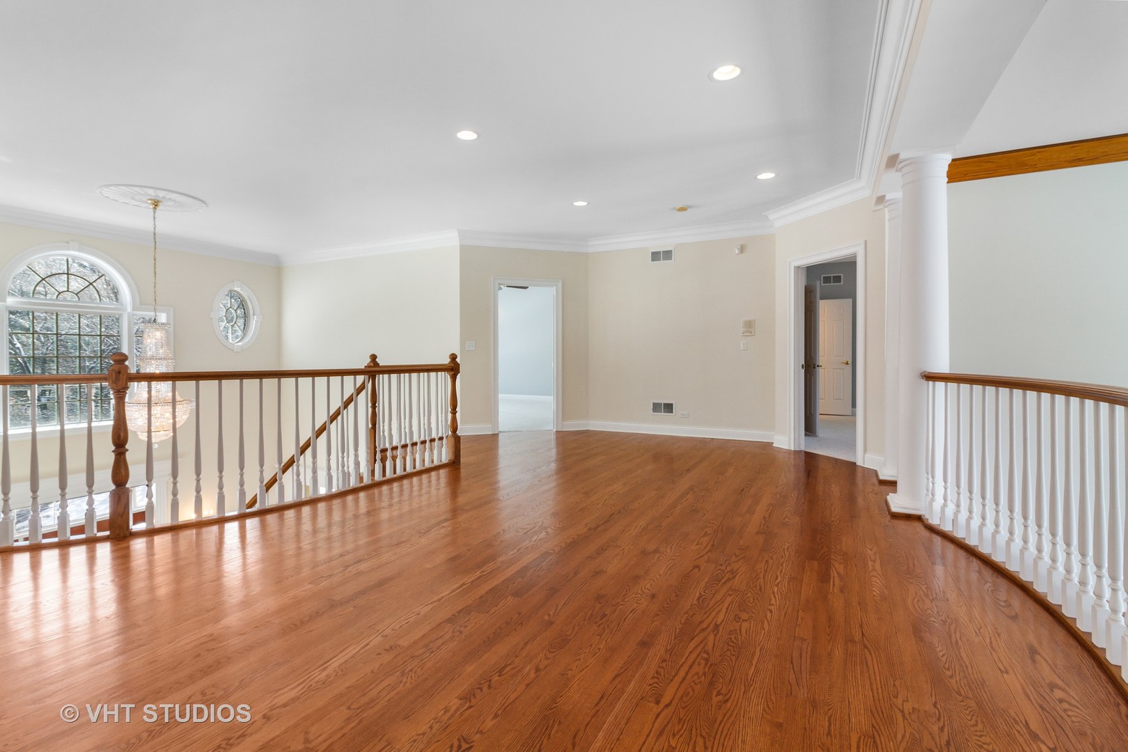 8702 Bull Valley Road Bull Valley, IL 60098 - Photo 18 of 30 a view of a hallway with wooden floor