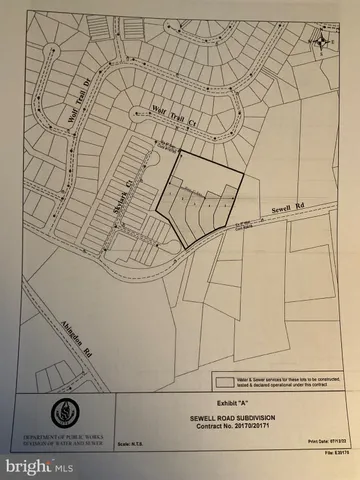 a view of a street from a window