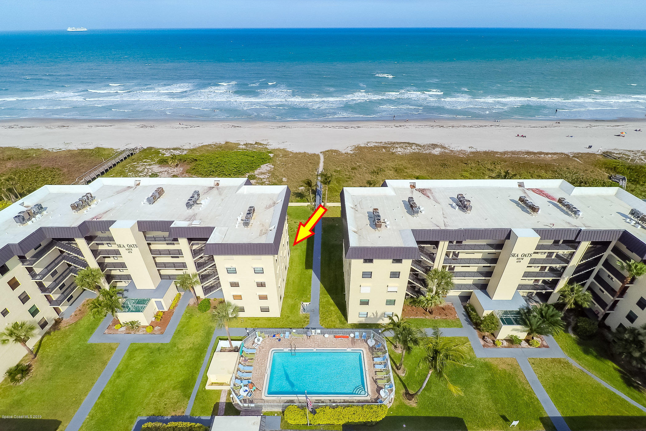 4570 Ocean Beach Boulevard, Unit 106 Cocoa Beach, FL 32931 - Photo 1 of 39 a view of an ocean