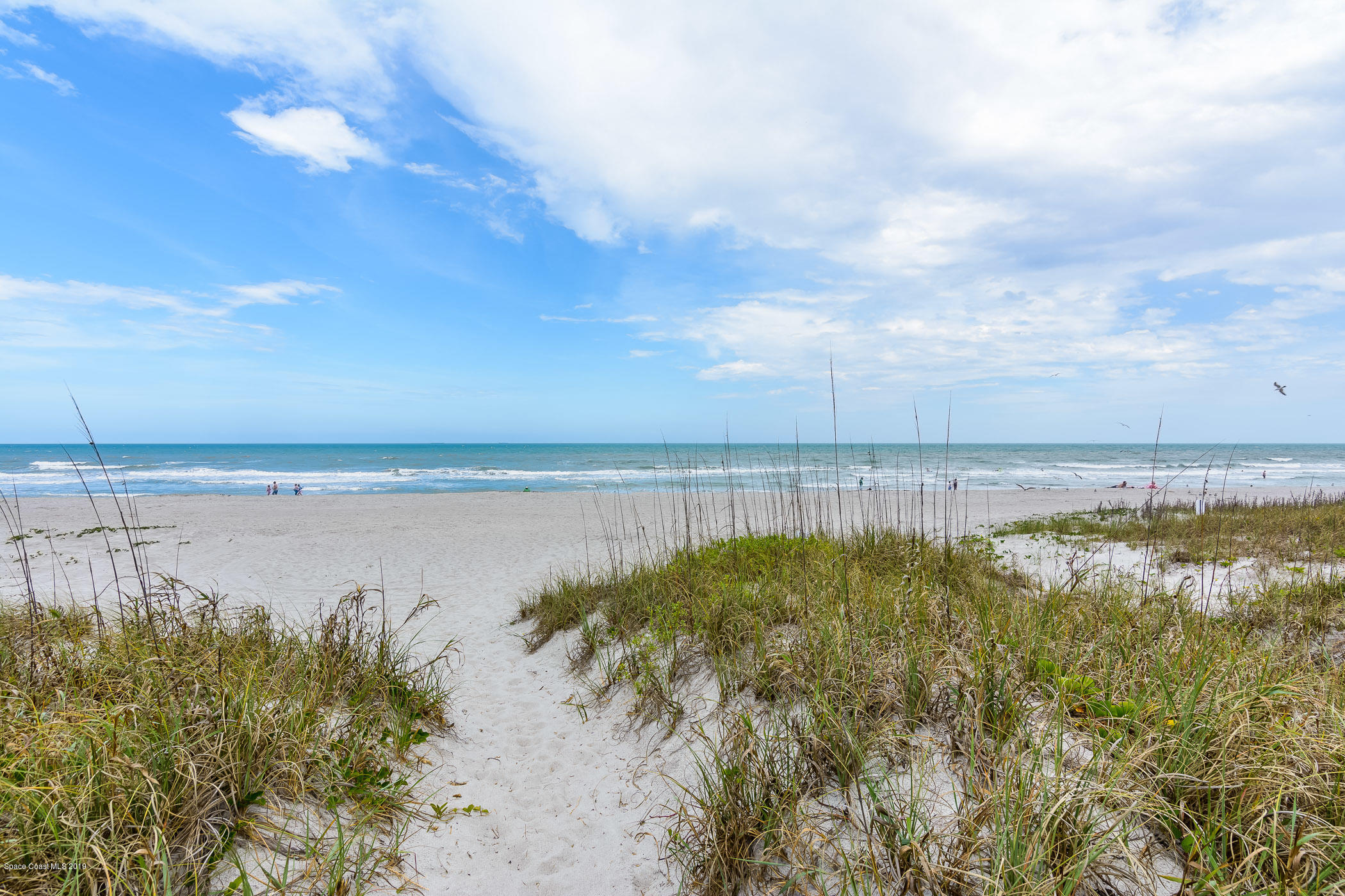 4570 Ocean Beach Boulevard, Unit 106 Cocoa Beach, FL 32931 - Photo 3 of 39 a view of a lake with a big yard