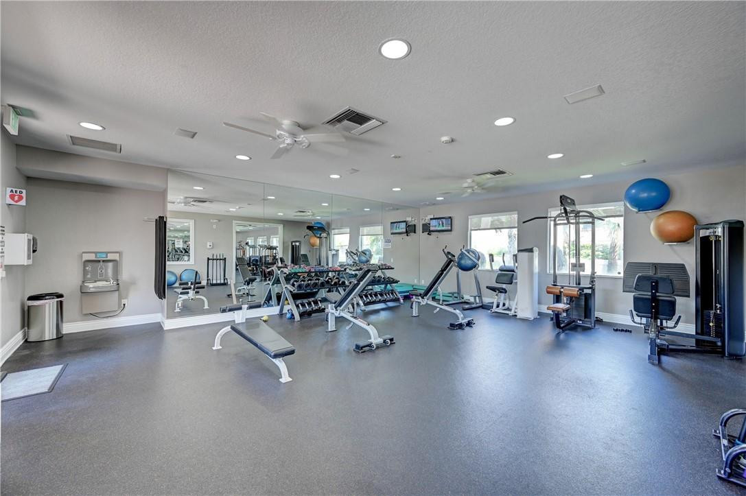 19168 Skyridge Circle Boca Raton, FL 33498 - Photo 53 of 55 a view of a room with gym equipment and a large window