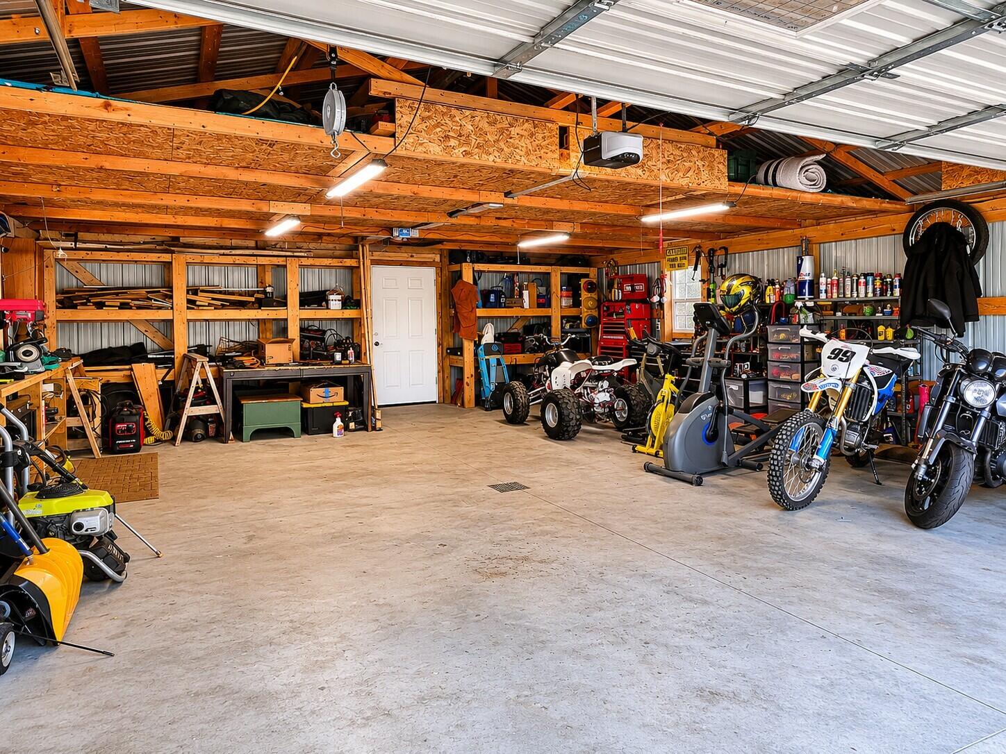 3119 West Maple Grove Road Farwell, MI 48622 - Photo 17 of 18 inside garage