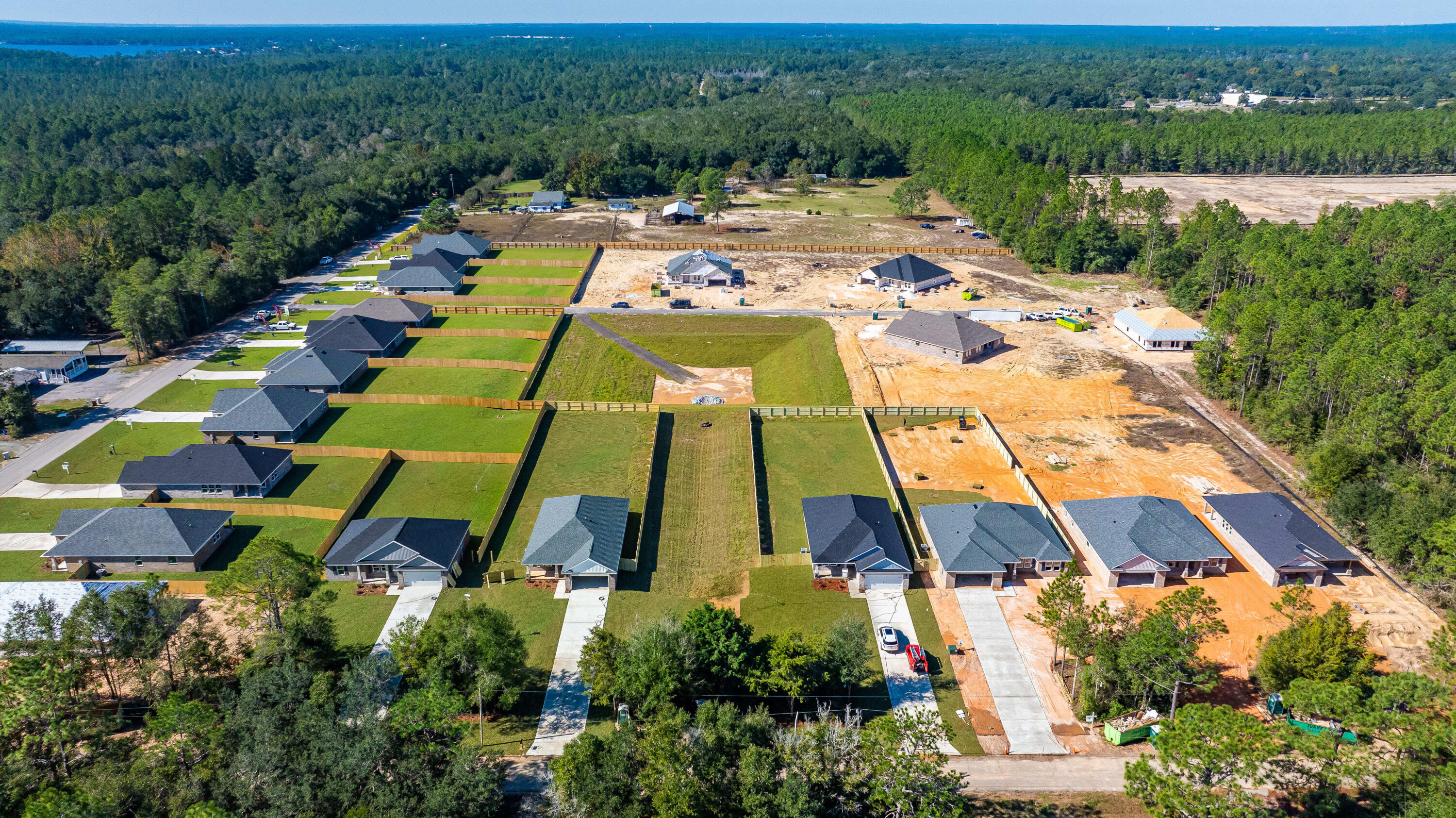 4293 Carl Booker Road Milton, FL 32583 - Photo 9 of 46 an aerial view of a house