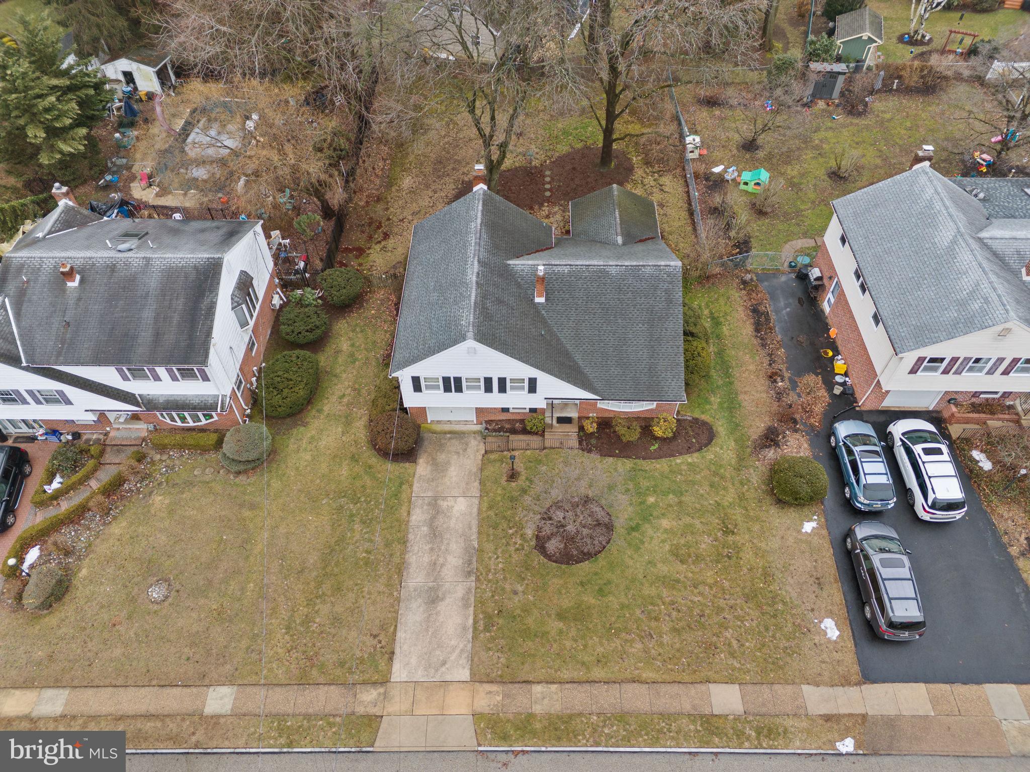 1022 Crozer Lane Springfield, PA 19064 - Photo 3 of 42 an aerial view of residential houses with outdoor space