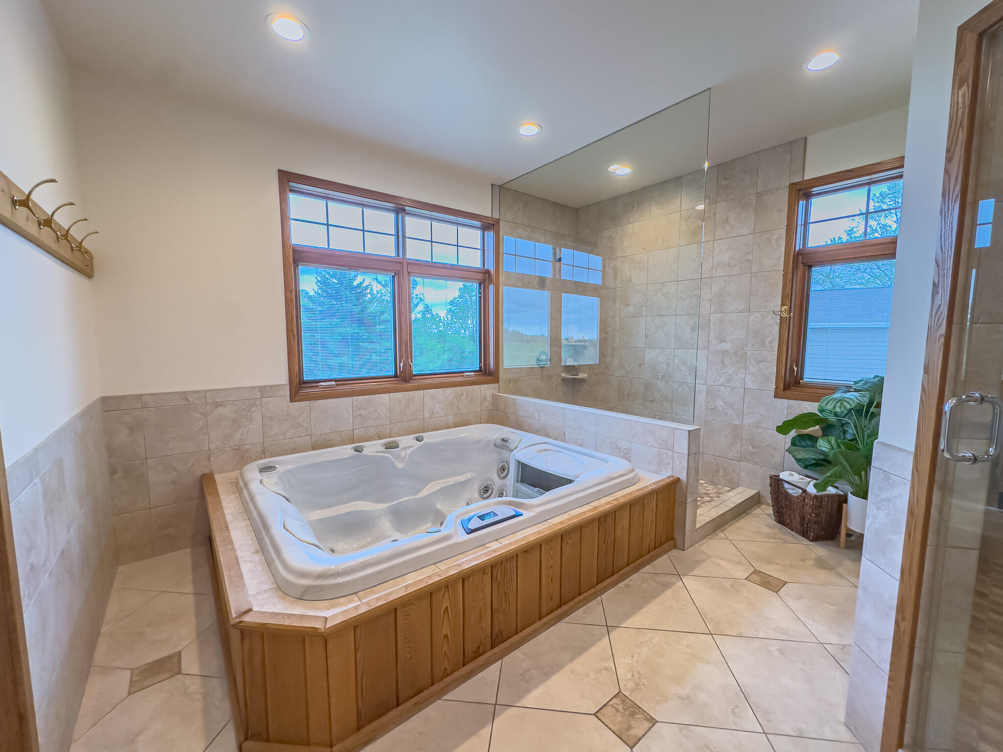11604 North Granville Road Mequon, WI 53097 - Photo 35 of 49 Hot tub, oversized shower and sauna.