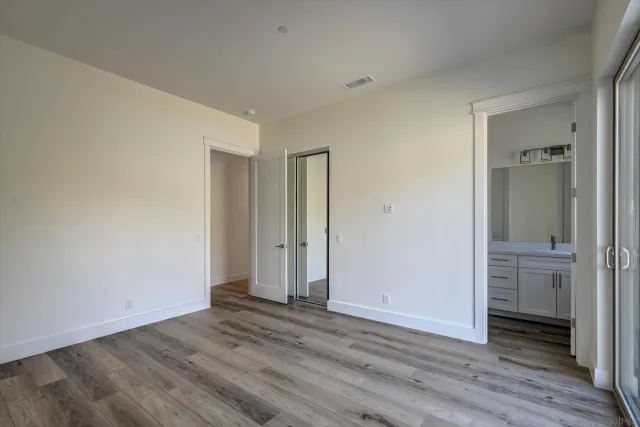 wooden floor in an empty room