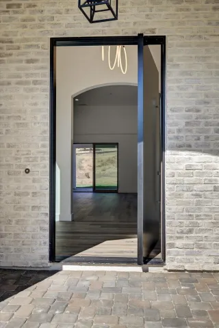 a view of entrance door of the house