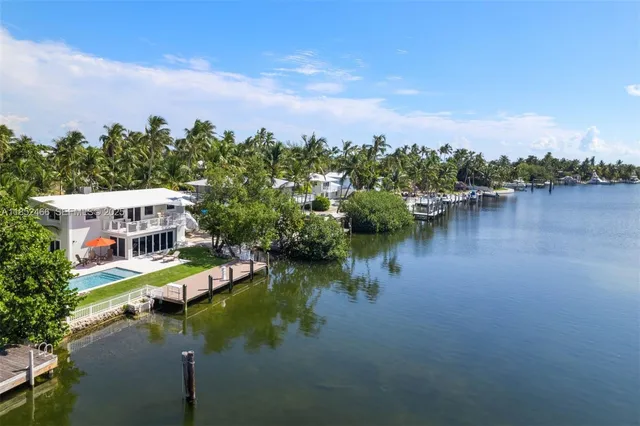 an outdoor space with seating