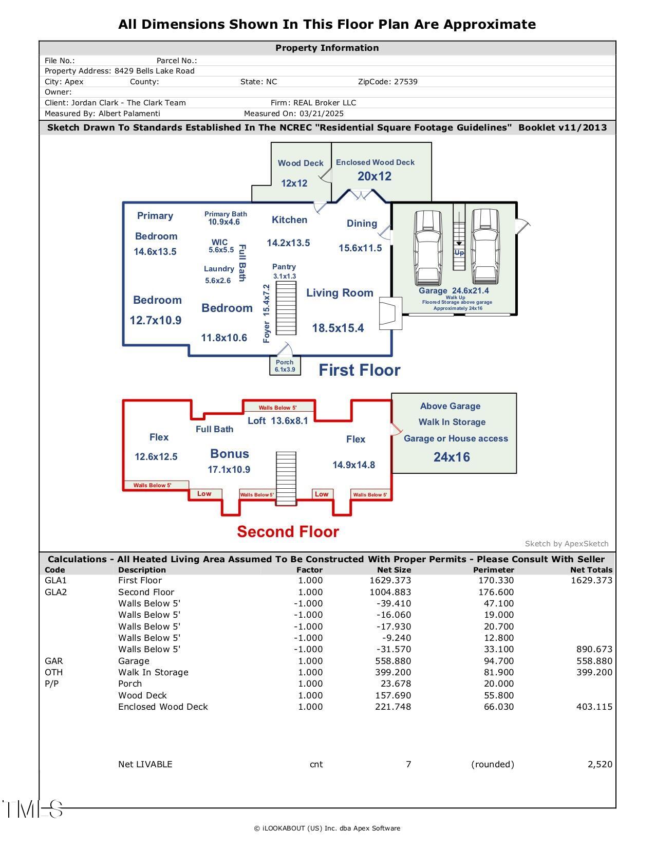 8429 Bells Lake Road Apex, NC 27539 - Photo 49 of 49 Bells Lake Floor Plan