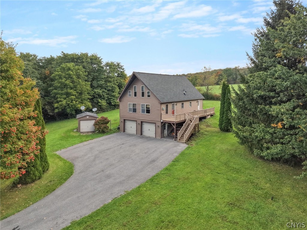 2028 Berwyn Road Pompey, NY 13063 - Photo 2 of 50 Driveway is newer - it was just washed and that's