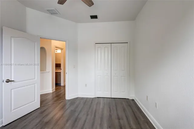 wooden floor in an empty room