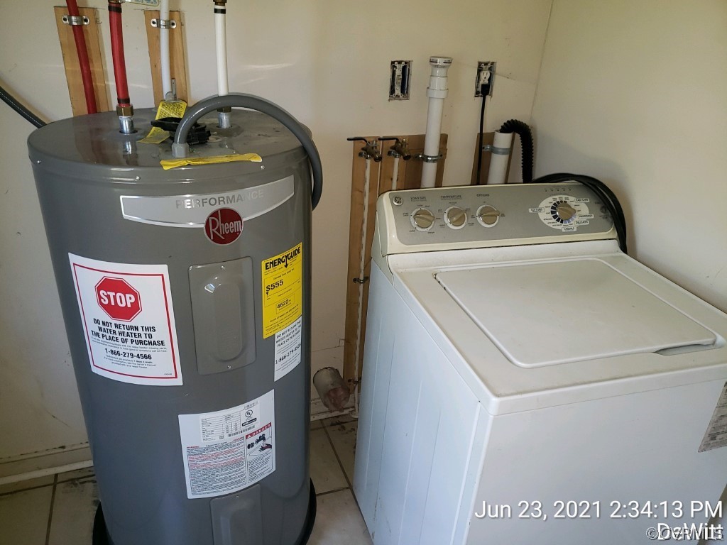 12613 Doyle Road Dewitt, VA 23840 - Photo 16 of 22 a utility room with dryer and washer