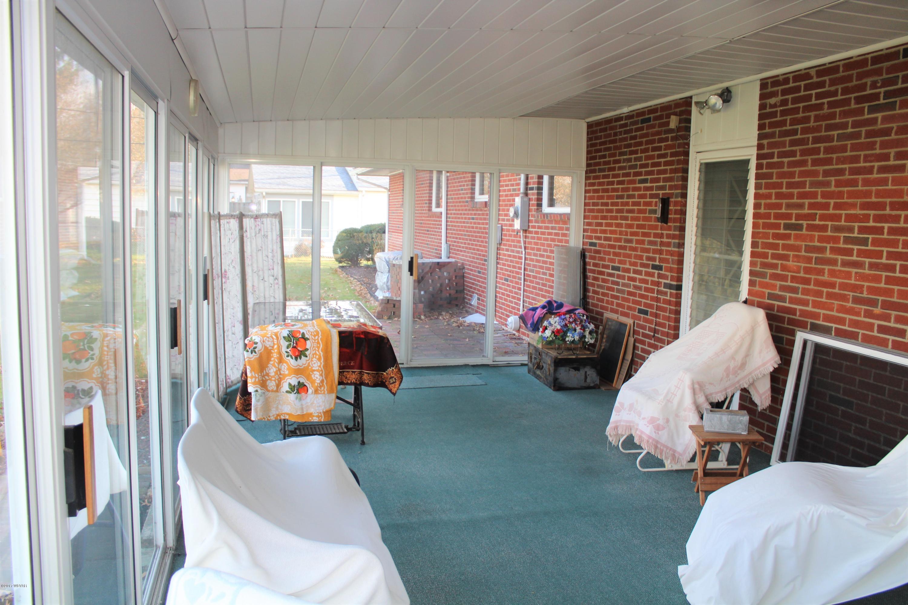 803 Arthur Road Montoursville, PA 17754 - Photo 28 of 34 Enclosed Porch