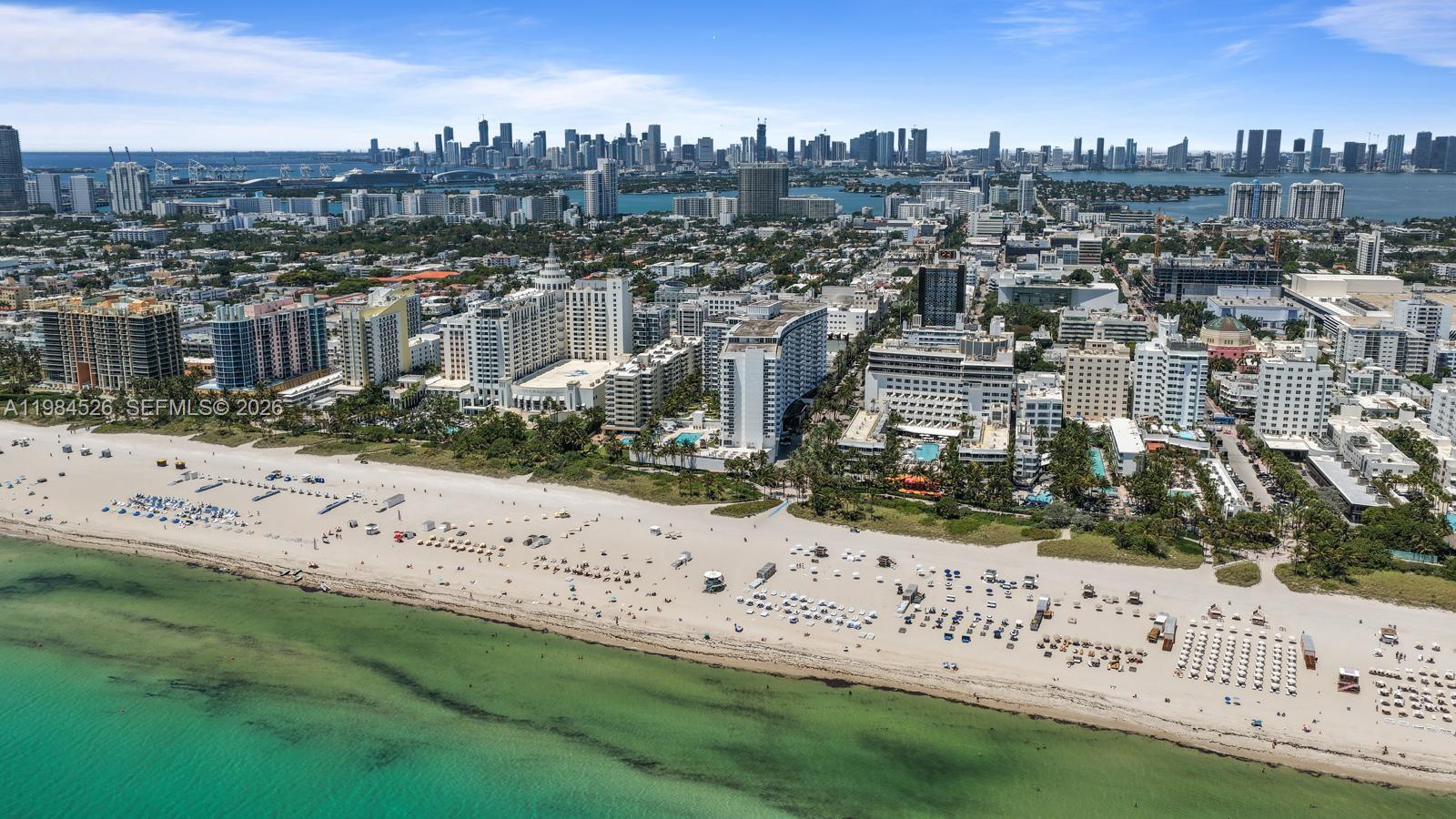 100 Lincoln Road, Unit 825 Miami Beach, FL 33139 - Photo 46 of 51 a view of a city with tall buildings
