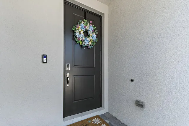 a kitchen with stainless steel appliances a refrigerator stove microwave and cabinets