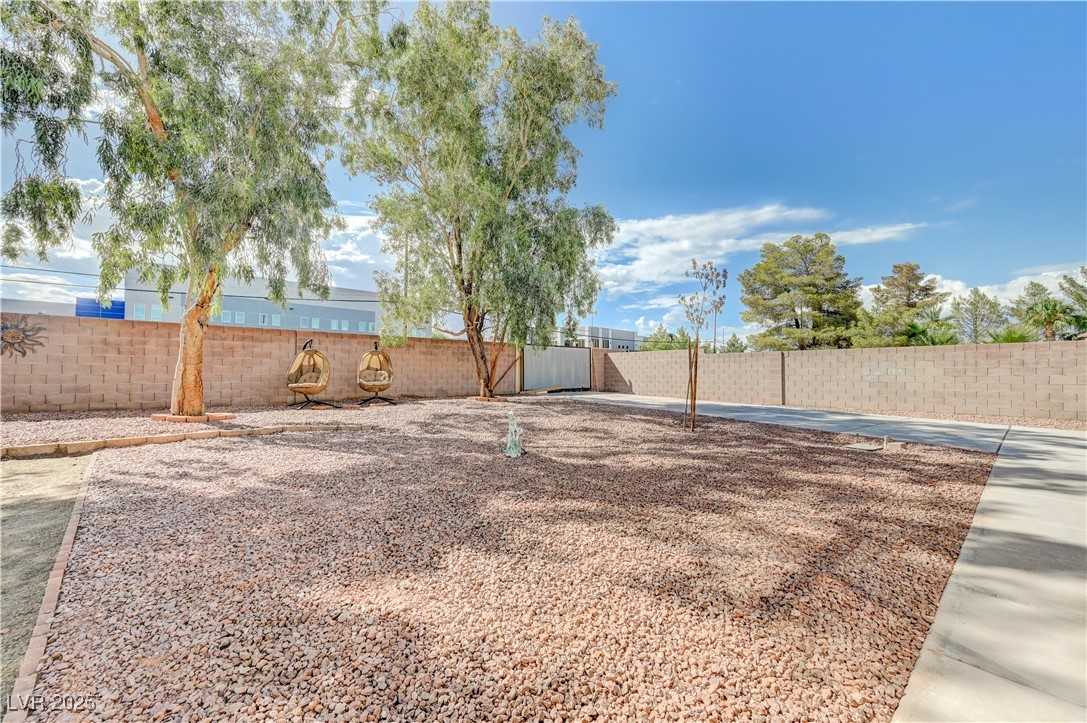 5884 Del Rey Avenue Las Vegas, NV 89146 - Photo 47 of 59 Backyard- two rear gate entrance