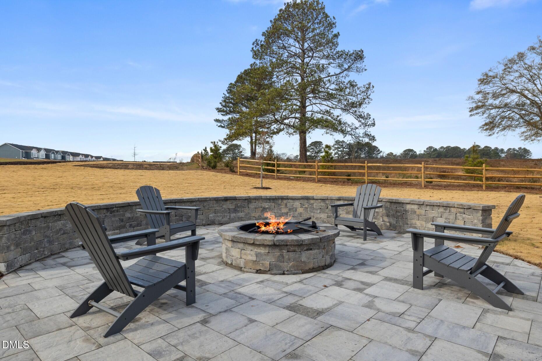 2810 Rodeo Court Fuquay-Varina, NC 27526 - Photo 28 of 30 a view of a terrace with outdoor seating