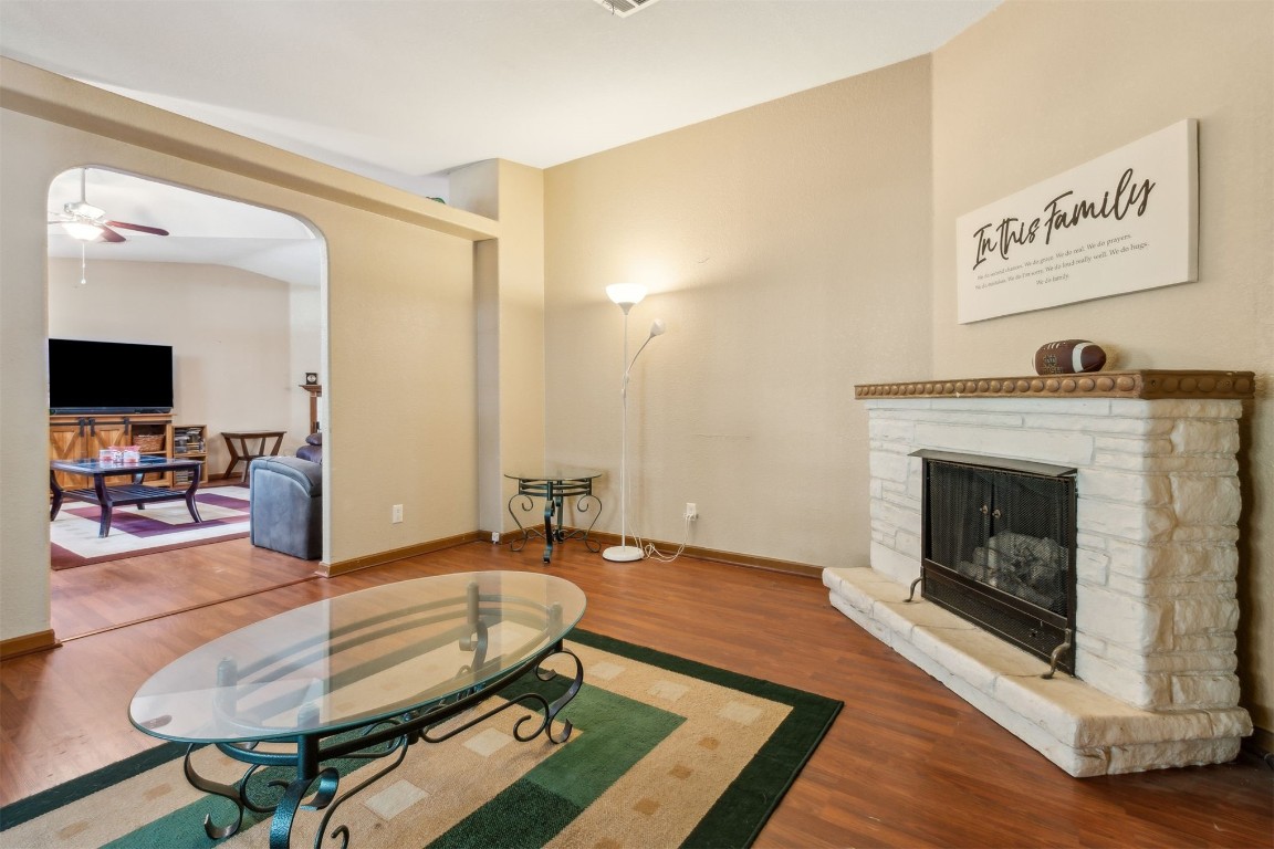 85135 Miner Road Yulee, FL 32097 - Photo 10 of 32 a living room with furniture and a fireplace