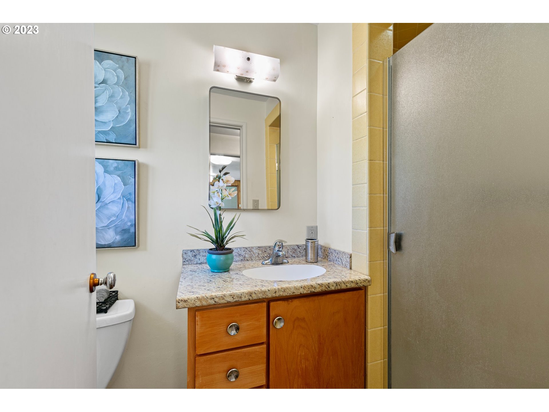 2899 Wayside Loop Springfield, OR 97477 - Photo 21 of 31 a bathroom with a sink and a mirror