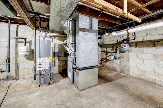 a view of a storage room with table and chairs