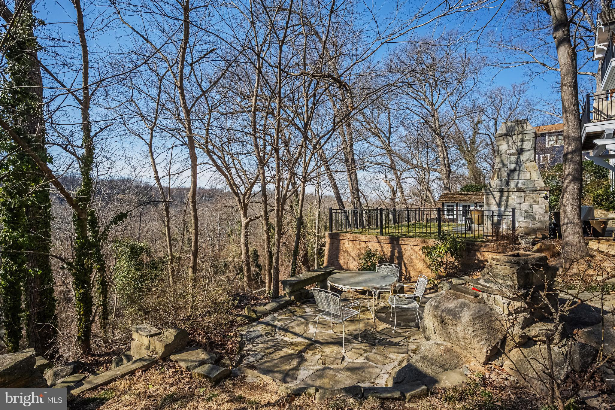 6280 Ridge Drive Bethesda, MD 20816 - Photo 10 of 27 a view of yard covered with snow