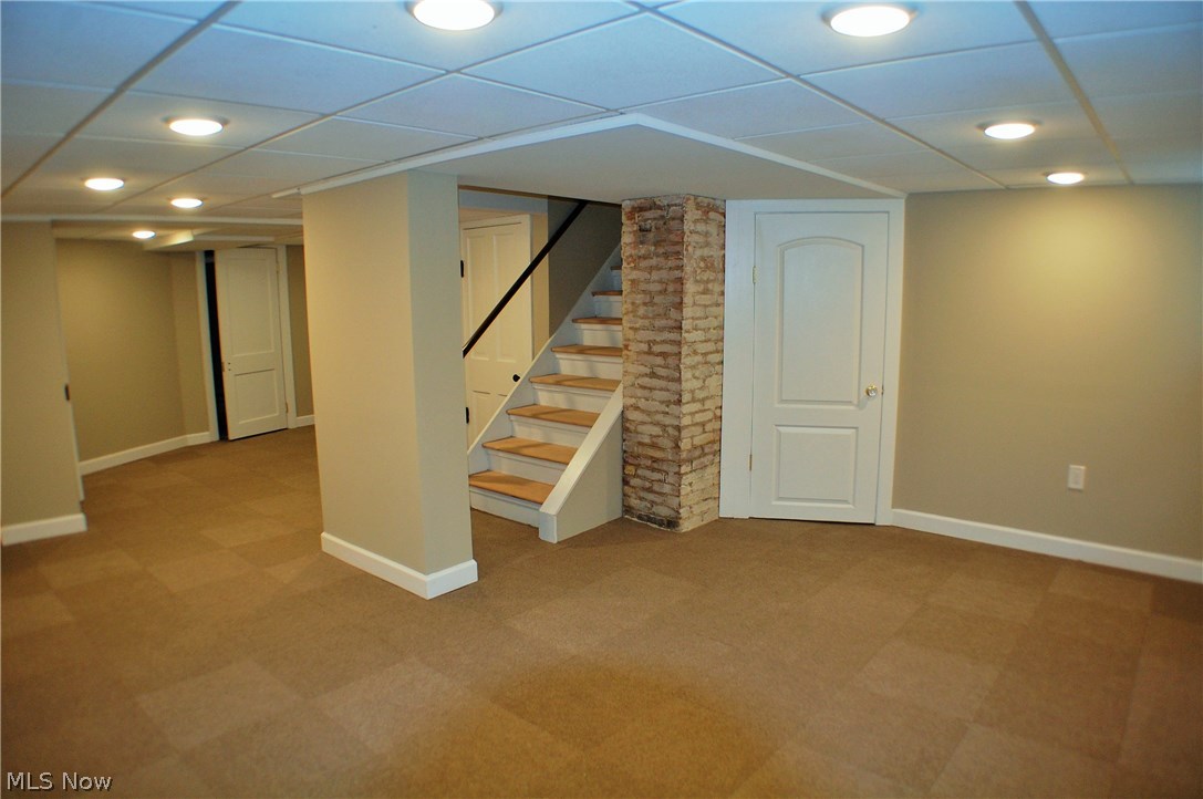 2277 Lamberton Road Cleveland, OH 44118 - Photo 29 of 34 Another view of basement, and lots of room behind the doors for storage.
