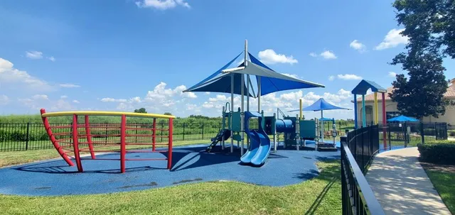 a view of outdoor space with seating
